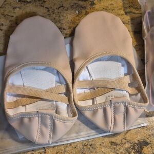Kids Beige Ballet Slippers